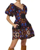 Cleobella Josette Mini Dress In Venezia Print