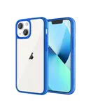 JETech Case for iPhone 13 6.1-Inch, Non-Yellowing Shockproof Phone Bumper Cover, Anti-Scratch Clear Back