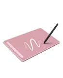 XPPen Deco L Drawing Tablet- 10x6” Computer Graphic Tablet with Updated Battery-Free X3 Digital Stylus and 8 Shortcuts Drawing PAD Compatible with Chrome, Windows 11, Linux, Mac, and Android (Pink)