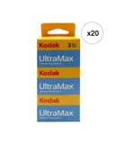 20x Kodak UltraMax 400 Color Negative Film (35mm, 36 Exposures) - 3 Pack