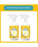 tedix Dog 3-in-1 Cat and Kitten Training Aid | Cat Deterrent Spray for Indoor and Outdoor Use | Cat Repellent Spray for Furniture | Establish Boundaries and Keep Cats Away Made in China (17oz) 500ml*2 bottles
