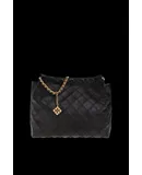 Tory Burch Women's Fleming Large Hobo Bag, Black