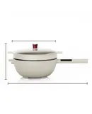 Electric Hot Pot, Electric Frying Pan, and Electric Griddle in One, Large Capacity