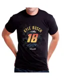 NASCAR Mens Classic Crew Tee - Kyle Busch - 2 Black by DelSol for Men - 1 Pc T-Shirt (2XL)