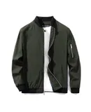 Huang Tai Bird Men's Slim Fit Lightweight Sports Jacket Casual Bomber Jacket L Size