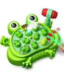 Toys for 2 3 4 5 Year Old Boy,Toddler Toys Age 2-4, Whack A Frog Game,with 5 Modes,45 Levels,9 Music Spray and Light-up