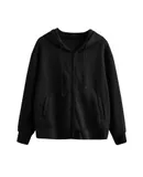 Women's Dress with Hood Casual Pocket Sweatshirt with Zip Shirt Tokyo Hoodie
