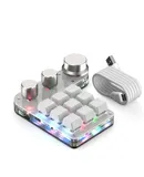 Customized copy and paste keypad, knob wireless mechanical keyboard clip design multifunction shortcut keys customized