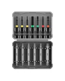 13Pcs Mini Damaged Bolts Remover Tool Steel Broken Speed Out Damaged Screw Extractor Drill Bit Screw Extractor Set For Slippery Broken Damaged and Rusted Screws