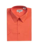 Gioberti Men's Short Sleeve Solid Dress Shirt