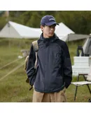 Windproof Jacket Men's Waterproof Lightweight Mountain Sports Jacket Hooded Windbreaker Raincoat