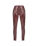 SPANX Women's Ruby Patent Faux Leather Leggings Pants