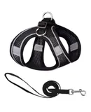 Dog Harness, Adjustable Reflective Pet Harness and Leash Set