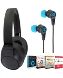 REFURBISHED JBL Tune 760NC Over-Ear Headphones Black + Earbuds + Software Bundle