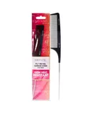 Pin Tail Carbon Comb High Heat Resistant 9.25 - Fine Teeth by SalonChic for Unisex - 1 Pc Comb
