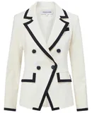 Veronica Beard Women's Edison Dickey Jacket, Dove