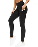 Thick High Waist Yoga Pants with Pockets, Tummy Control Workout Running Yoga Leggings for Women s