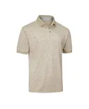 Mio Marino Designer Golf Polo Shirt-Khaki-2XL