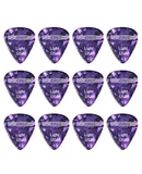 5 Core Guitar Picks 12 Piece Celluloid Light Gauge 0.46mm Pick for Acoustic Electric Bass Guitar Puas Para Guitarra