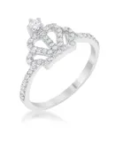 Elina 0.36ct CZ Simple Crown Ring