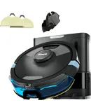 Shark - Matrix Plus 2in1 Robot Vacuum & Mop with Sonic Mopping, Matrix Clean, Home Mapping, HEPA Bagless Self Empty, WiFi - Black-RV2610WA