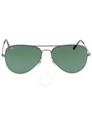 Anteojos Lentes de Sol Ray Ban Aviator Flat RB3513 14771 58 | Color Bronce/Verde | Protección UV | Unisex Hombre Mujer | Ancho Lente 58 mm | Altura Lente 43 mm | Tamaño Puente 14 mm | Tamaño Varilla 140 mm