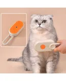 Steam Cat Brush,Silicone Massage Grooming Pet Steam Brush for Cats Dogs,Rechargeable Cat Steam Brush for Shedding,Tangled And Hair Loss Remover Cat Brush