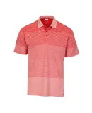 Gioberti Mens Pin Stripe Short Sleeve Polo w/ Chest Pocket