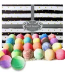 24 Bath Bombs Gift Set, Natural