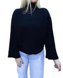 First Love Glorious Day Sweater In Black