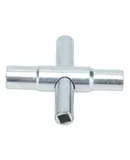 4 Way Sillcock Key 4in 1 Water Faucet Tap Cross Key Tool Manual Bathroom Wrench Tool