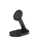 Magnetic wireless charger, adjustable stand + night light, desktop phone stand, wireless charger