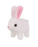 Easter My Realistic Bunny Toy, Interactive Bunny Realistic Bunny - Jumping, Twitching, and Shaking Ears,White