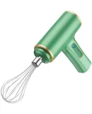 Wireless electric egg beater household automatic cream whipper cake baking egg beater mini handheld mixer-Green egg beater 1 position (single stick model)