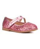 Olivia Miller Girl's Toddler Princess Heart Maryjane Flats