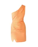 LIKELY Women GONNELLA Birds of Paradise Orange One Shoulder Mini Dress