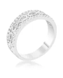 Rema 0.4ct CZ Contemporary Infinity Band Ring