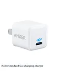 Anker mobile phone fast charging wall charger 20W suitable for iPhone 8-15 white