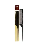 Carbon Comb Fine Toothed Rattail - C50 by Cricket for Unisex - 1 Pc Comb