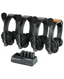 Hollyland Solidcom SE Global 4S 4-Person Full-Duplex Single-Ear Noise Canceling Headset Intercom System (2.4 GHz)