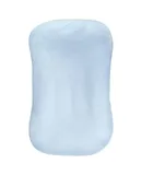 Muslin Baby Lounger Cover Soft Organic Cotton Slipcover Fits Newborn Lounger for Baby Boys and Girls (Ice-Snow Blue)