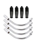 2 Sets MTB Mountain Bike V Brake Noodles Cable Guide Bend Tube Pipe Sleeves Protector Hose