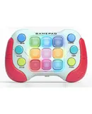 Fast Push Game Fidget Toys, Upgraded Flashing Quick Press Games Pro for Kids, Quick Push Light Up Fidget Game Controller