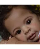 Lifelike Reborn Baby Dolls Black Girls Anthony Reborn Doll Girls 21-Inch Soft Body Realistic African American Newborn Baby Doll Real Life Baby Dolls