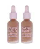 Half Measure Dewy Foundation - Pecan Pie by Carter Beauty for Women - 1.01 oz Foundation - Pack of 2