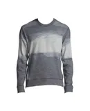 J Brand Men's Print Messer Fleece Sweatshirt In Gray Ombre