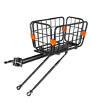 WEST BIKING Multifunctional Bike Rack Rear Luggage Carrying Cycling Trunk Aluminum Alloy MTB Bicycle Basket