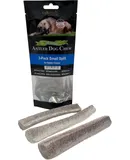 Elk Antler Chews for Dogs | Naturally Shed USA Collected Elk Antlers | All Natural A-Grade Premium Elk Antler Dog Chews | Product of USA, 3-Pack Small Split