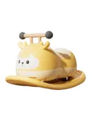 Children's scooter, balance car, rocking car, twisting car, sliding car, suitable for children aged 1 to 3 years old, rocking horse and yo-yo car, two-in-one, lemon yellow