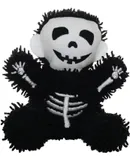 MIGHTYMicrofiber Ball Medium Skeleton – Halloween Made with Squeaker Balls and Minimal Stuffing. Strong & Tough. Interactive Play. Machine Washable & Floats